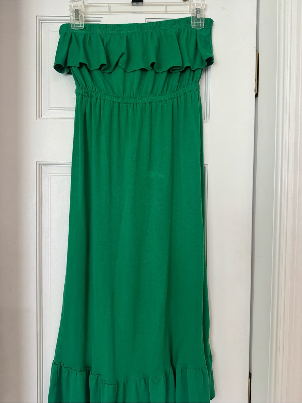Old Navy Green strapless dress size small